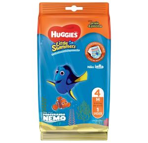 Fralda Huggies Swimmers Mar/Piscina M Com/1 Unidade