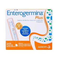 Enterogermina Plus Com 5 Frascos de 5 ml - 25 ml