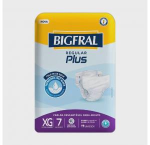 Fralda Bigfral Plus Regular XG 7 Unidades