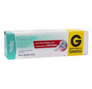 clotrimazol 10mg/g Creme Com 20g Genérico Medley