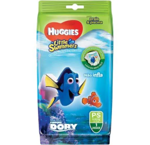 Fralda Huggies Swimmers Mar/Piscina P Com/1 Unidade