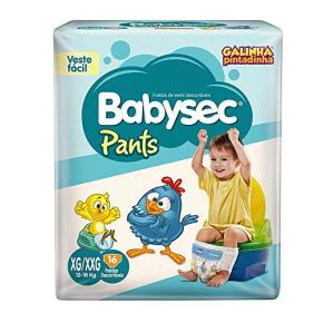 Fralda Babysec Pants Xg-Xxg Com/16 Unidades