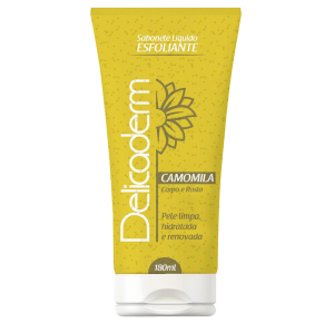 Sabonete Líquido Delicaderm Esfoliante Camomila 180ml