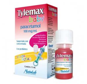 Tylemax Baby Gotas Frutas 100mg/mL 15mL c/ Seringa Dosadora