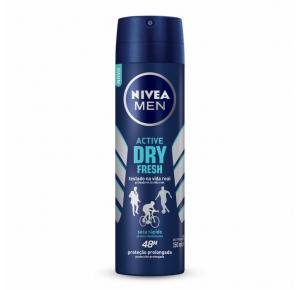 Desodorante Aerosol Nivea Men Active Dry Fresh 150ml