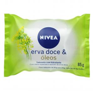 Sabonete Nivea Erva Doce e Óleos Com Hidratante 85g