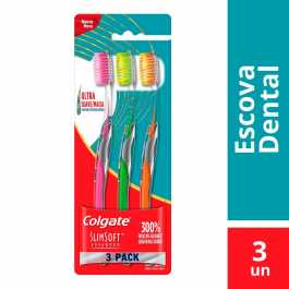 Escova Dental Colgate Ultra Soft 3 Unidades