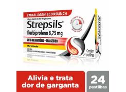 Strepsils Mel E Limão Com/24 Pastilhas