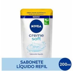 Sabonete Liquido Nivea Creme Soft Milk Refil 200Ml