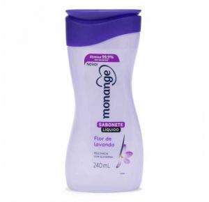 Sabonete Líquido Monange Flor de Lavanda com 240ml